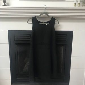 Textured black dress